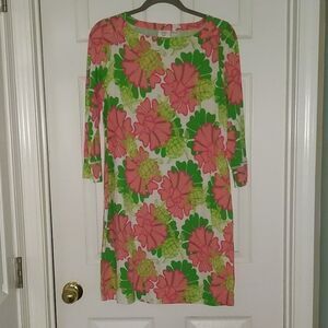 Crown & Ivy beach turtle  coverup dress Sz S